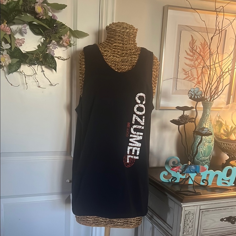 Reef Black Cozumel Tank Top